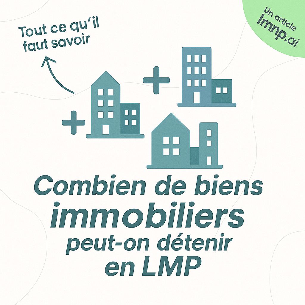 Combien de biens immobiliers peut-on détenir en LMP?